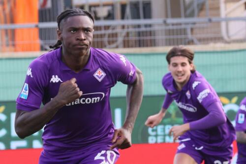 FIORENTINA - TORINO 19-01-2025  ESULTANZA DI KEAN  GALASSI SILVANO/SILPRESS